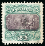 Stamp of United States » 1869 Pictoral Issue 1869, Declaration of Independence, 24c green and violet