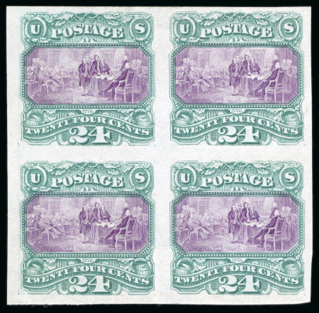 Stamp of United States » 1869 Pictoral Issue 1869, Declaration of Independence, 24c green and violet,
