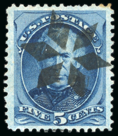 Stamp of United States » 1870-75 National Bank Note Co. and Continental Bank Note Co. Issues 1875, Taylor, 5c blue, well centered, vibrant shade,