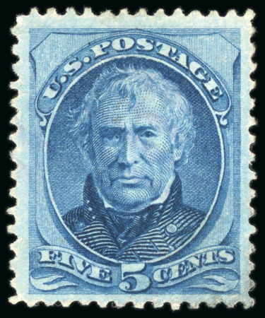 Stamp of United States » 1879-93 Bank Notes Issue -American Bank Note 1879, Taylor, 5c blue, used