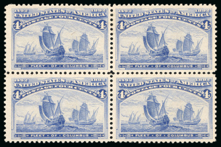 Stamp of United States » 1893 Columbus Issue 1893, Columbian Exposition, 4c ultramarine, mint with