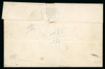 Stamp of Poland 1860, 10k blue and pale rose, well centered, tied to
