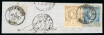 Stamp of Haiti 1881, a choice group of 16 stamps