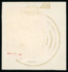 Stamp of Poland 1860 First issue, 10k blue and rose, used neatly tied