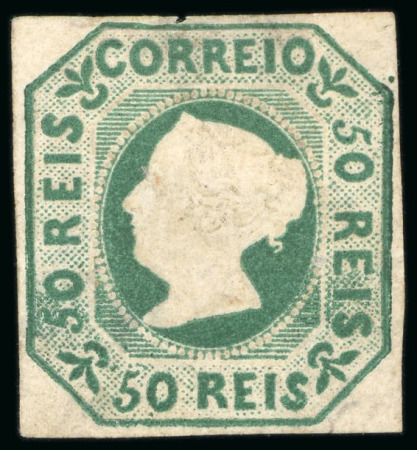 Stamp of Portugal 1853, Group of seven items, including two first issue