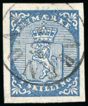 Stamp of Norway 1856, Selection of early issues incl. five used 1855