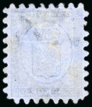 Stamp of Finland 1856-1930, Selection of seven stamp including 1856 10k rose