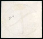 Stamp of Finland 1856, 5k dark blue, in a deep fresh shade, used