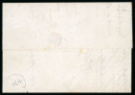 Stamp of Italian States » Parma 1852-59, first issue 15c and third issue 25c, single frankings on cover