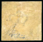 Stamp of Denmark 1851 2rbs blue, Thiele printing, mint o.g.