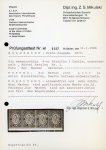 Stamp of Bulgaria 1879, A group of six items all from the 5c black and