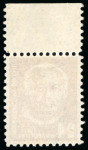 Stamp of Germany » German Democratic Republic 1950, Propaganda forgery, 24p brown-orange, top marginal