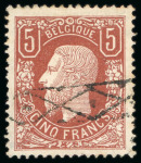 Stamp of Belgium 1865-1930, Mixed group incl. 1865-66 30c unused, etc.