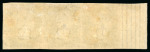 Stamp of Great Britain » 1840 1d Black and 1d Red plates 1a to 11 1840 1d. black, Pl. 5, IA-IC, mint strip of three from