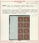 Stamp of German States » Bavaria 1850, 6kr brown-orange, plate III, vertical block of eight, n.h.