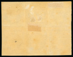 Stamp of Greece 1861, Paris Print 2L bistre, unused with gum, block