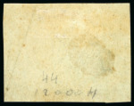 Stamp of Greece 1861, Paris Print 5L yellow-green, unused with gum,
