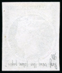 Stamp of Greece 1861, Paris Print 20L blue, plate proof, good even