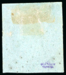 Stamp of Greece 1861, Paris Print 40L mauve on blue, proof & used