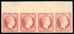 Stamp of Greece 1861, Paris Print 80L rose-carmine, unused with gum,
