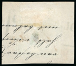 Stamp of German States » Oldenburg 1855, 1/3sgr black on olive green, large to wide margins,