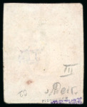 Stamp of Switzerland / Schweiz » Kantonalmarken » Zürich 1843, 6 Rp. schwarz mit waagrechten Linien, Type III, Pos. 33, gestempelt