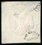 Stamp of Switzerland / Schweiz » Kantonalmarken » Basel 1845, 2 1/2 Rp. "Basler Taube", erste Auflage, ohne Reparaturen