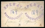 Stamp of Switzerland / Schweiz » Orts-Post und Poste Locale 1850, 2 1/2 Rp. Poste Locale mit Kreuzeinfassung, Sperati Fälschung im Paar