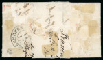 Stamp of Switzerland / Schweiz » Rayonmarken 1850, 5 Rp. Rayon I dunkelblau mit Kreuzeinfassung auf Brief