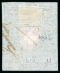 Stamp of Switzerland / Schweiz » Rayonmarken 1850, 5 Rp. Rayon I dunkelblau ohne Kreuzeinfassung, Stabstempel "Franco"