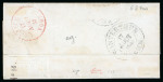 Stamp of Switzerland / Schweiz » Rayonmarken 1851, 5 Rp. Rayon I hellblau ohne Kreuzeinfassung, auf Brief von Wyla (Kanton Zürich)