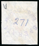 Stamp of Switzerland / Schweiz » Rayonmarken 1851, Rayon I hellblau mit vollständigen Kreuzeinfassung,
