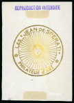 Stamp of Switzerland / Schweiz » Rayonmarken 1850, Rayon II gelb mit Kreuzeinfassung, Sperati Einzelabzug