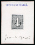 Stamp of Switzerland / Schweiz » Kantonalmarken » Zürich 1843, 4 Rp, Sperati Fälschung Probedruck