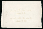 Stamp of United States » Postmasters' Provisionals Baltimore Md. 5c + 10c black counterfeit composite "die proof"