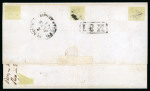 Stamp of Mauritius » 1848-59 Post Paid Issue » Intermediate Impressions (SG 10-15) 1848-59 2d blue on bluish, intermediate impression, in left marginal pair with the left stamp showing the famous "PENOE" variety