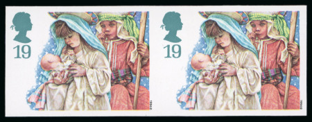 Stamp of Great Britain » Queen Elizabeth II 1994 Christmas Children's Nativity Plays 19p turquoise-green,