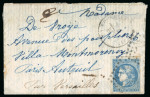 Stamp of France » Guerre de 1870-1871 1871, Lettre avec affranchissent Émission de Bordeaux