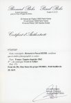 Stamp of France » Empire 1853-1862 1850, Projet Morel, Petit feuillet complet de 25 exemplaires