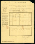 Stamp of France » Type Cérès de 1849-1850 1853, Lettre locale, affranchissement Cérès non dentelé