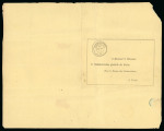 Stamp of France » Type Cérès de 1849-1850 1853, Lettre locale, affranchissement Cérès non dentelé