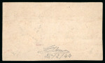 Stamp of France » Type Cérès de 1849-1850 1849, Cérès non dentelé 1 franc vermillon pâle