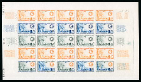 Stamp of Colonies françaises » TAAF 1963, 20 francs Année internationale du soleil calme,