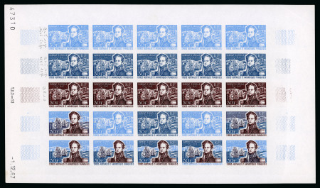 Stamp of Colonies françaises » TAAF 1968, 30 francs Amiral Jules-Sébastien-César Dumont