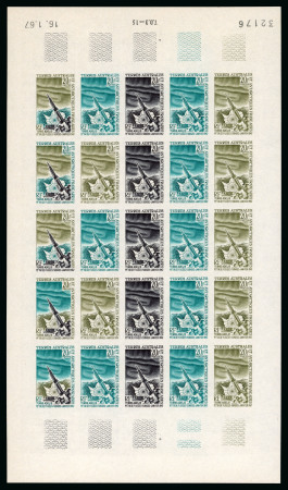 Stamp of Colonies françaises » TAAF 1967, 20 francs Premier tir de fusée sonde, Y&T n°23,