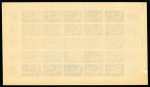 Stamp of Colonies françaises » TAAF 1966, 5 francs Grande baleine bleue, Y&T 22, étude