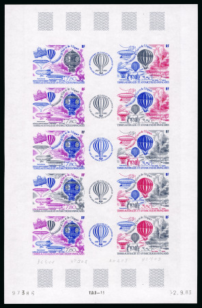 Stamp of Colonies françaises » TAAF 1984, 3 francs 50 et 7 francs 80 Bicentenaire des premières