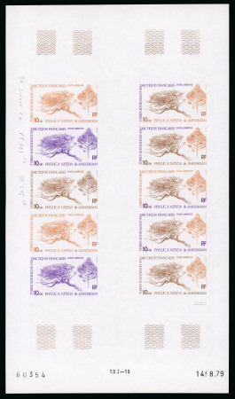 Stamp of Colonies françaises » TAAF 1979, 10 francs Flore, La Phylica initia, arbre de