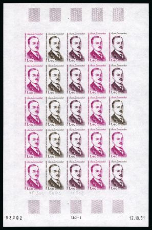 Stamp of Colonies françaises » TAAF 1978-1984, Hommage à R. Rallier du Baty, Jean Loranchet,