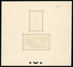 Stamp of Colonies françaises » TAAF 1956-1959, Bloc feuillet gommé Y&T n° 15 Armoiries